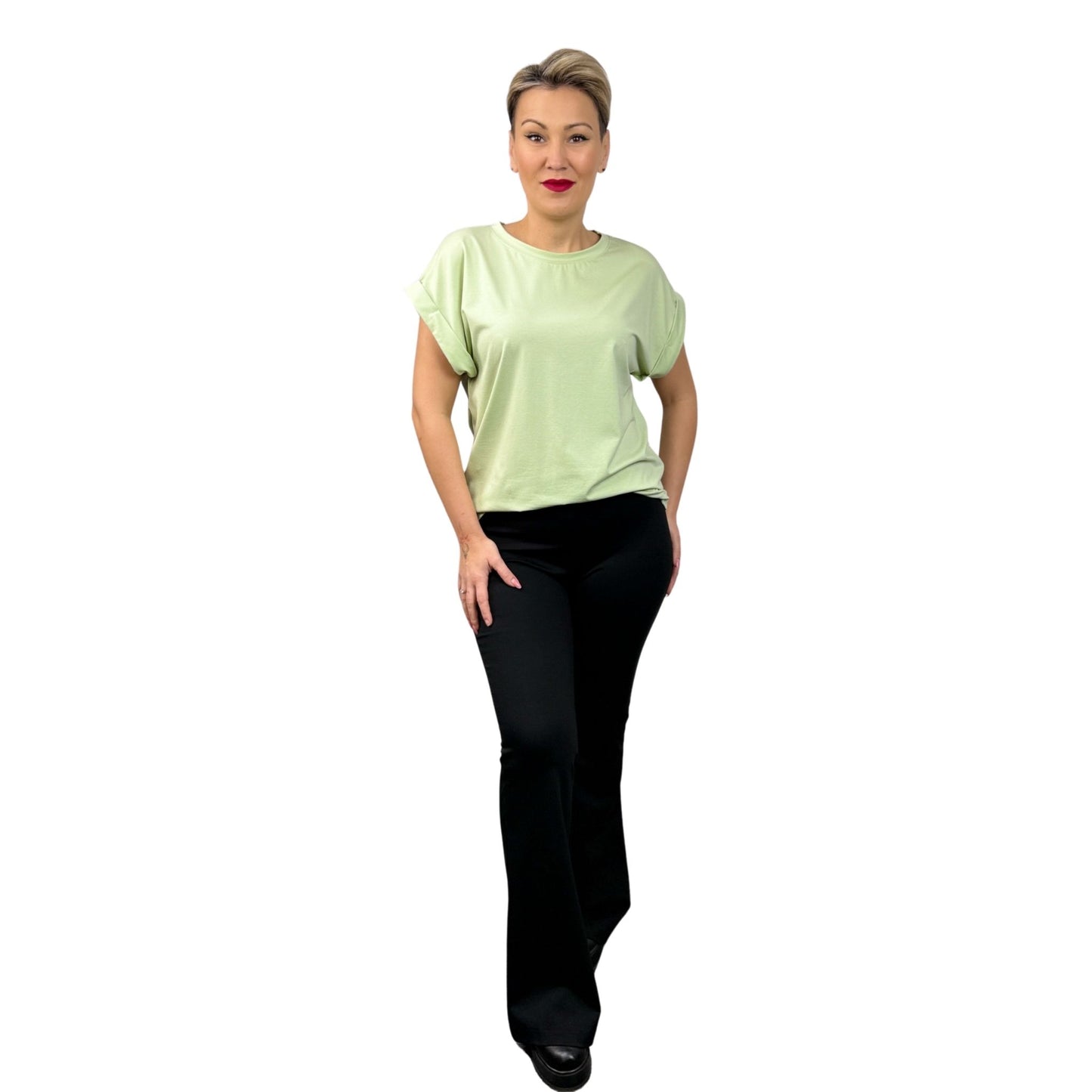 Tricou verde pal -k2
