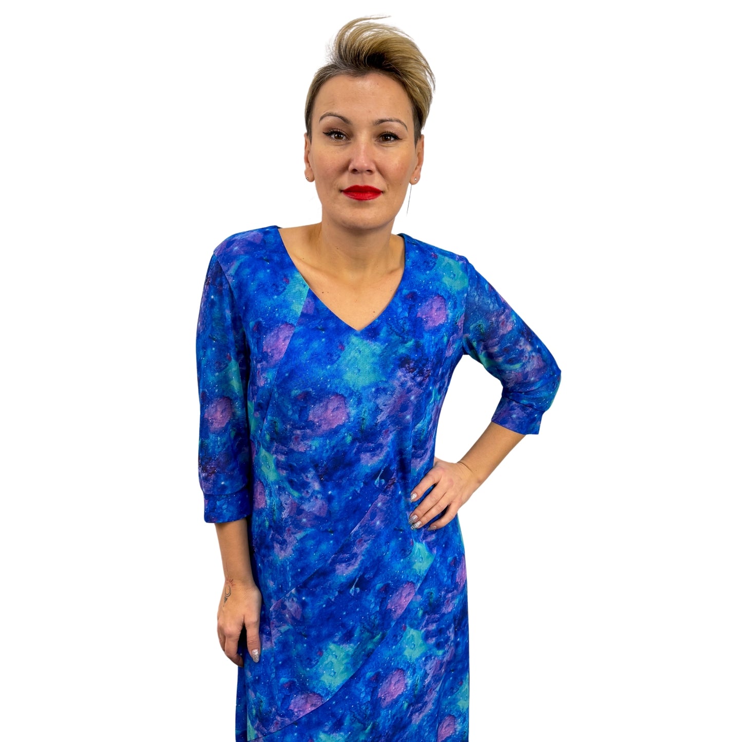 Rochie albastră univers - k1