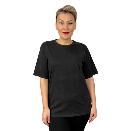 Tricou negru de bumbac -k2