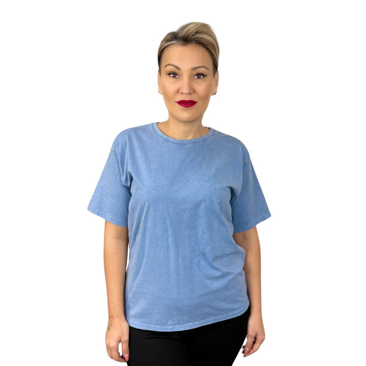 Tricou albastru deschis bumbac -k2