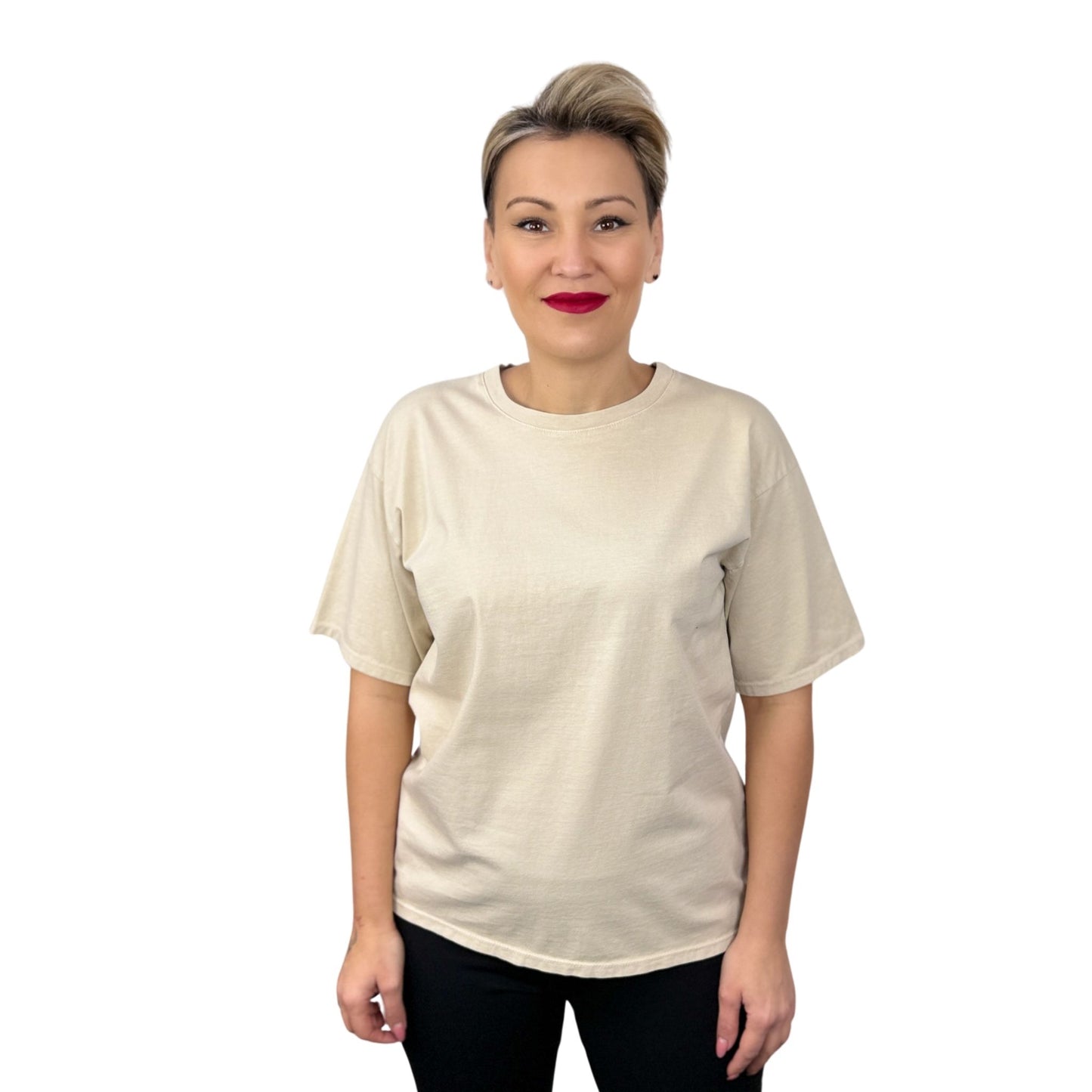 Tricou bej -k2