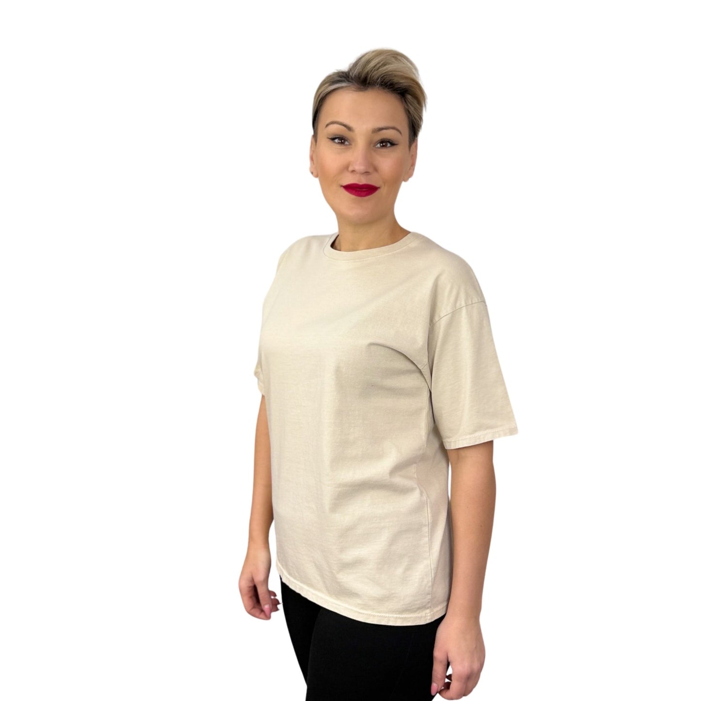 Tricou bej -k2
