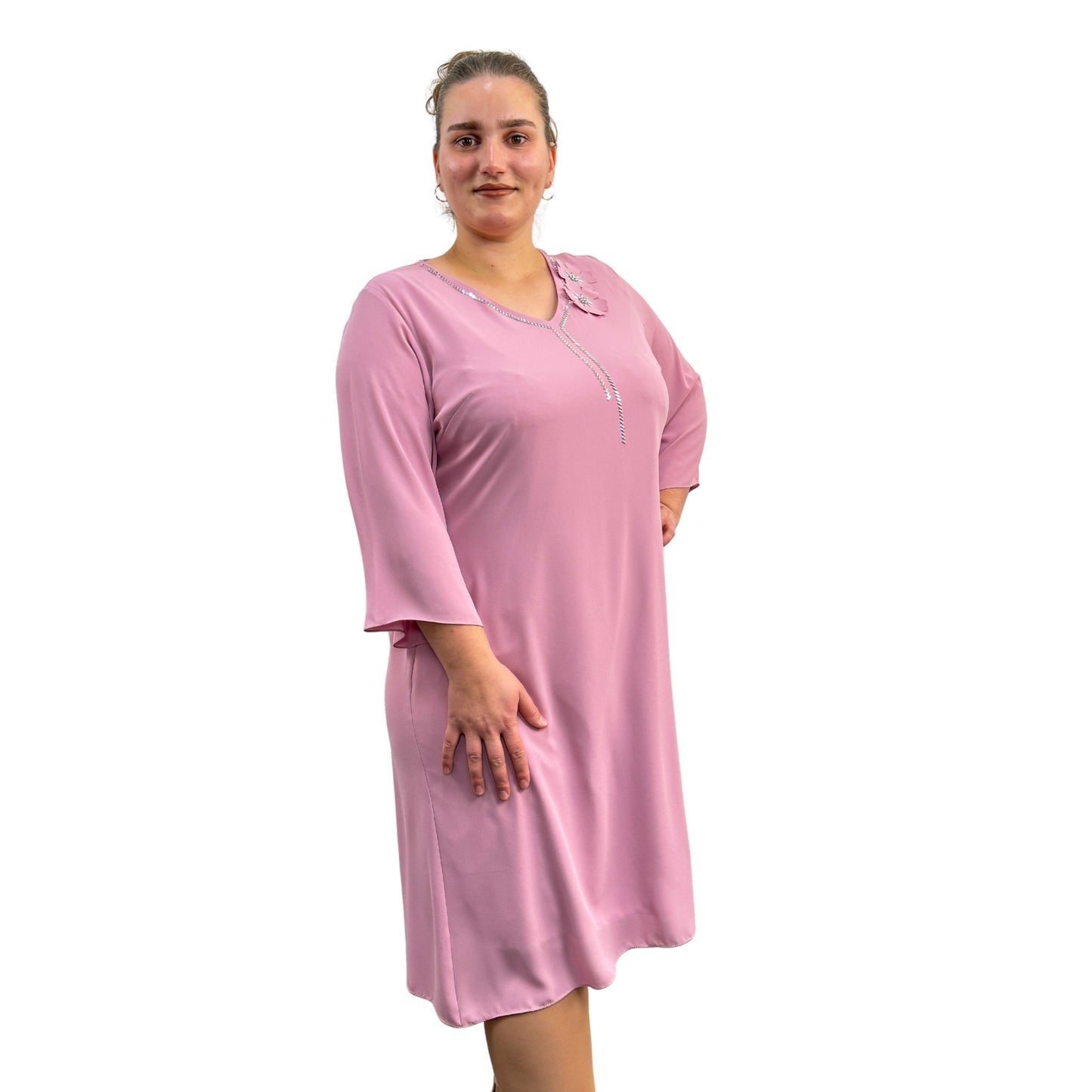 Rochie roz pal - k1