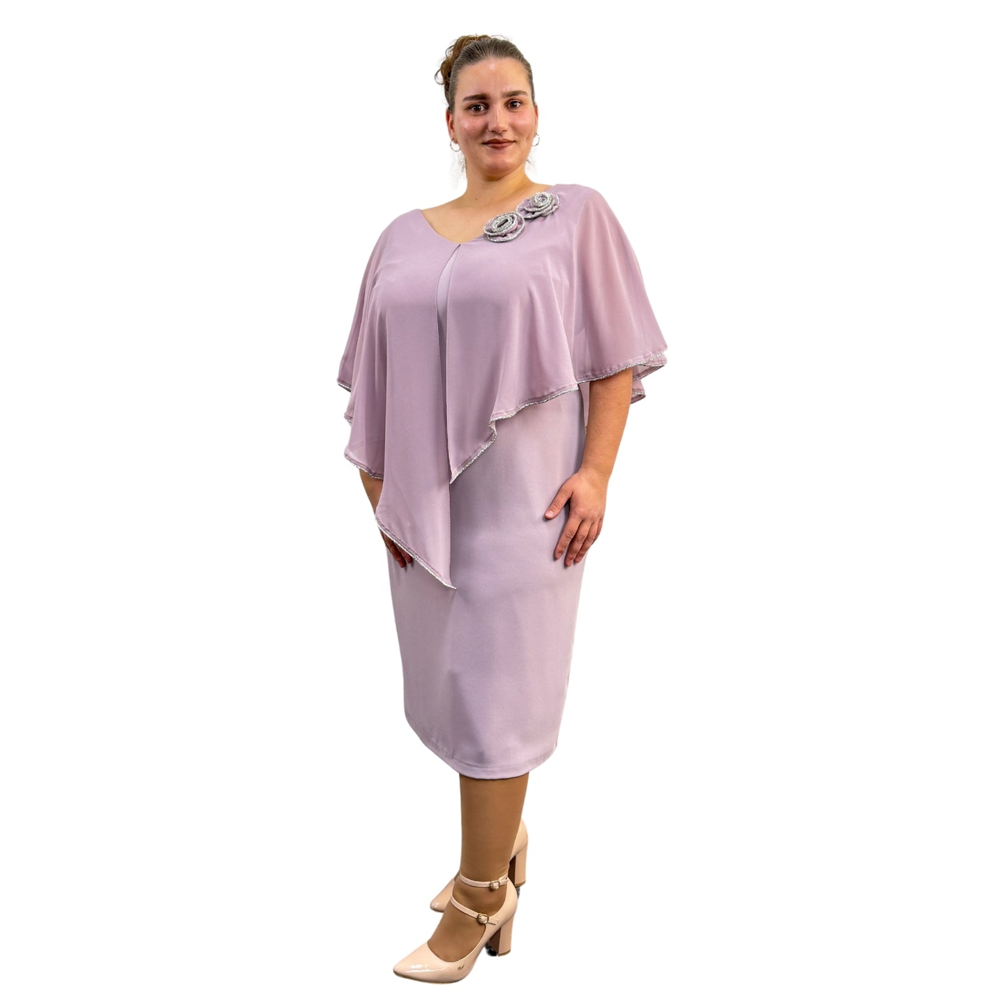 Rochie roz prăfuit - k1