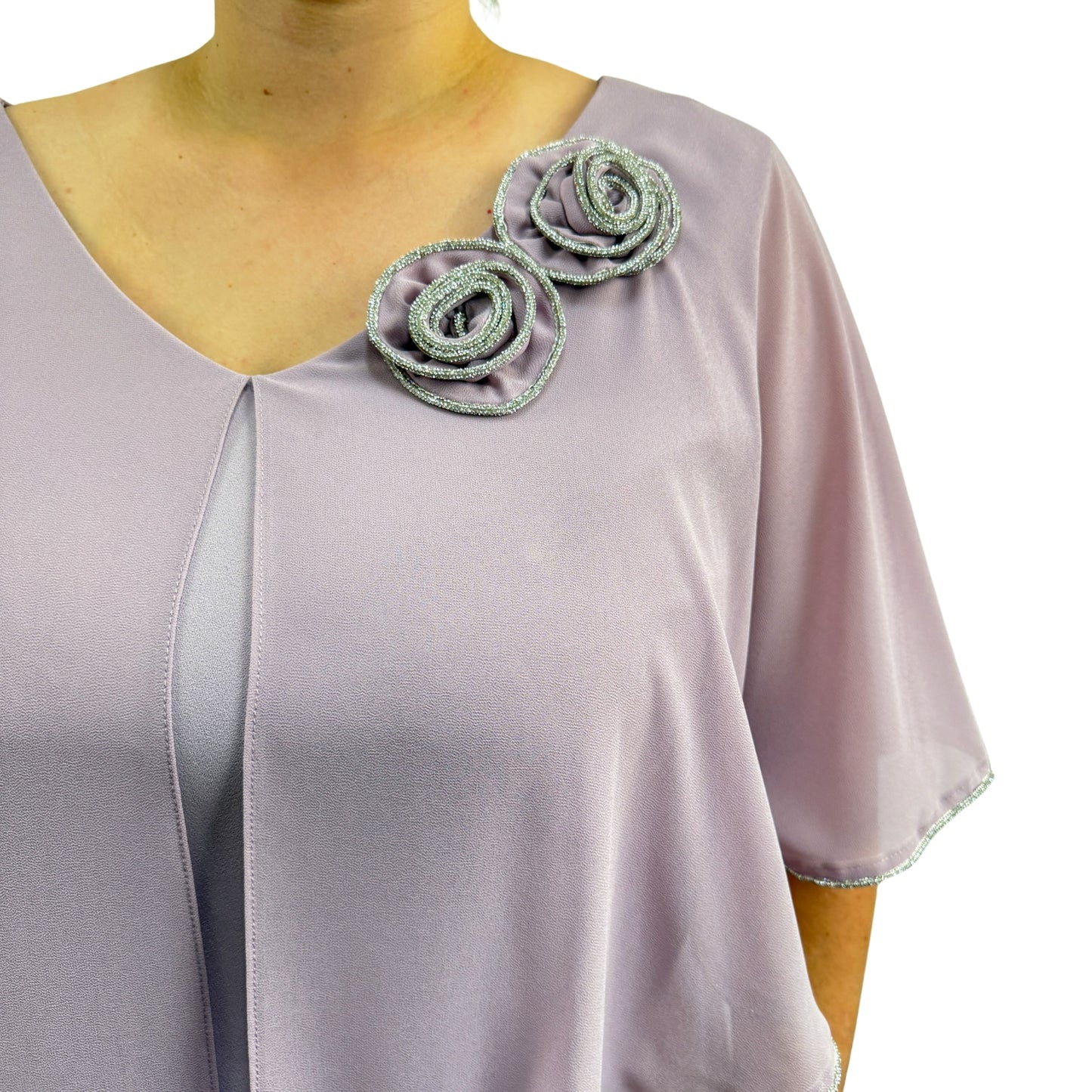 Rochie roz prăfuit - k1