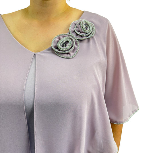 Rochie roz prăfuit - k1