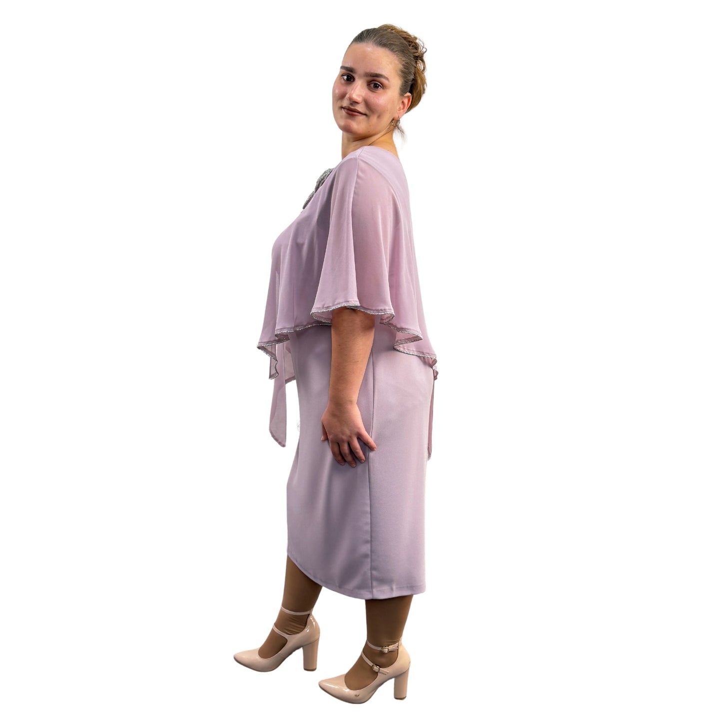 Rochie roz prăfuit - k1
