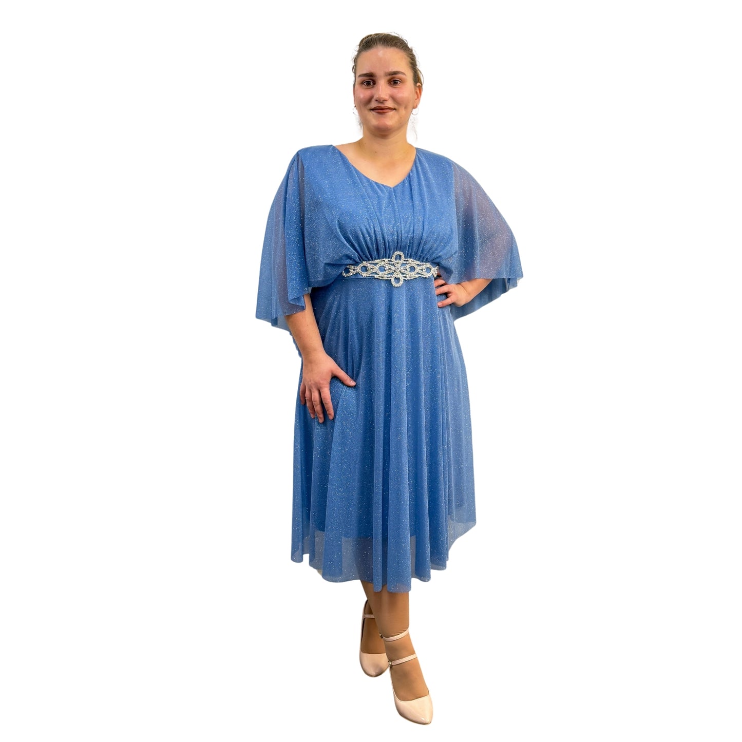 Rochie albastru pal - k1