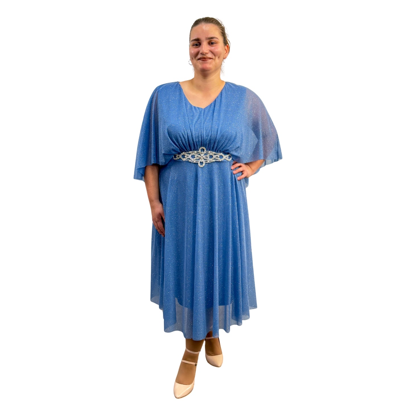 Rochie albastru pal - k1