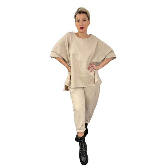 Trening bej oversized -k2