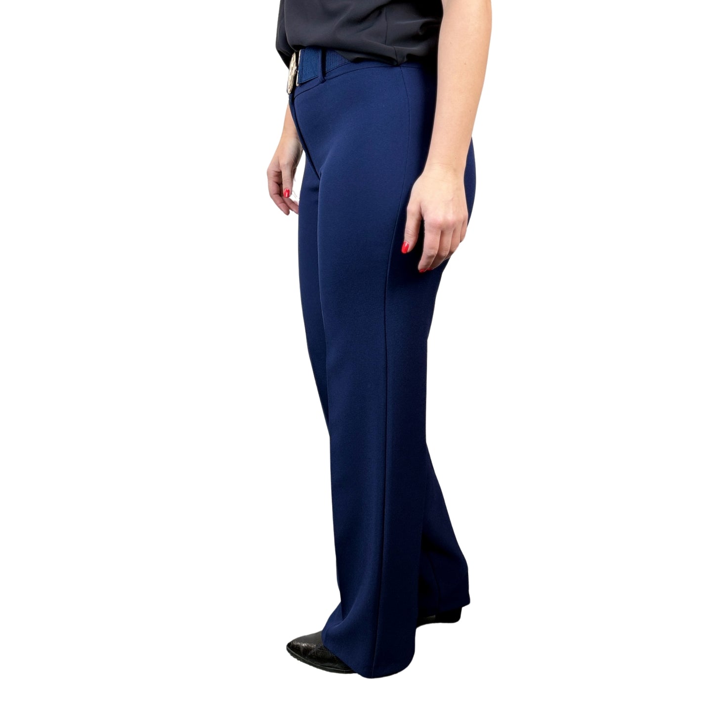 Pantaloni bleumarin drepți -k1