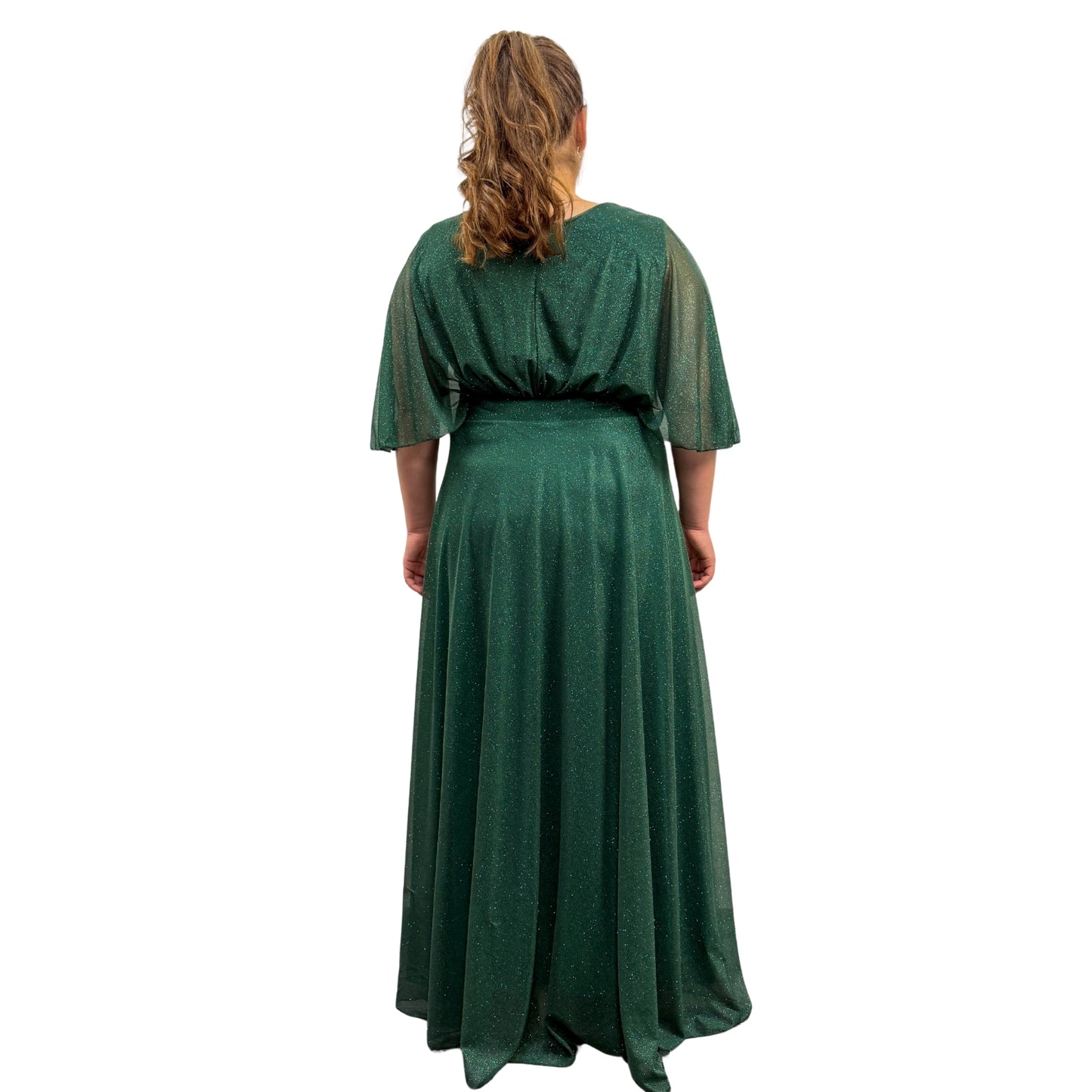 Rochie lungă verde - k1