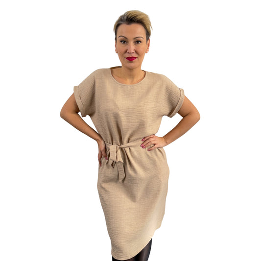 Rochie bej de in -k1