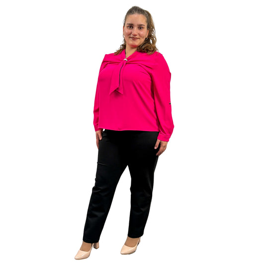 Cămașă roz barbie cu cravată - k1