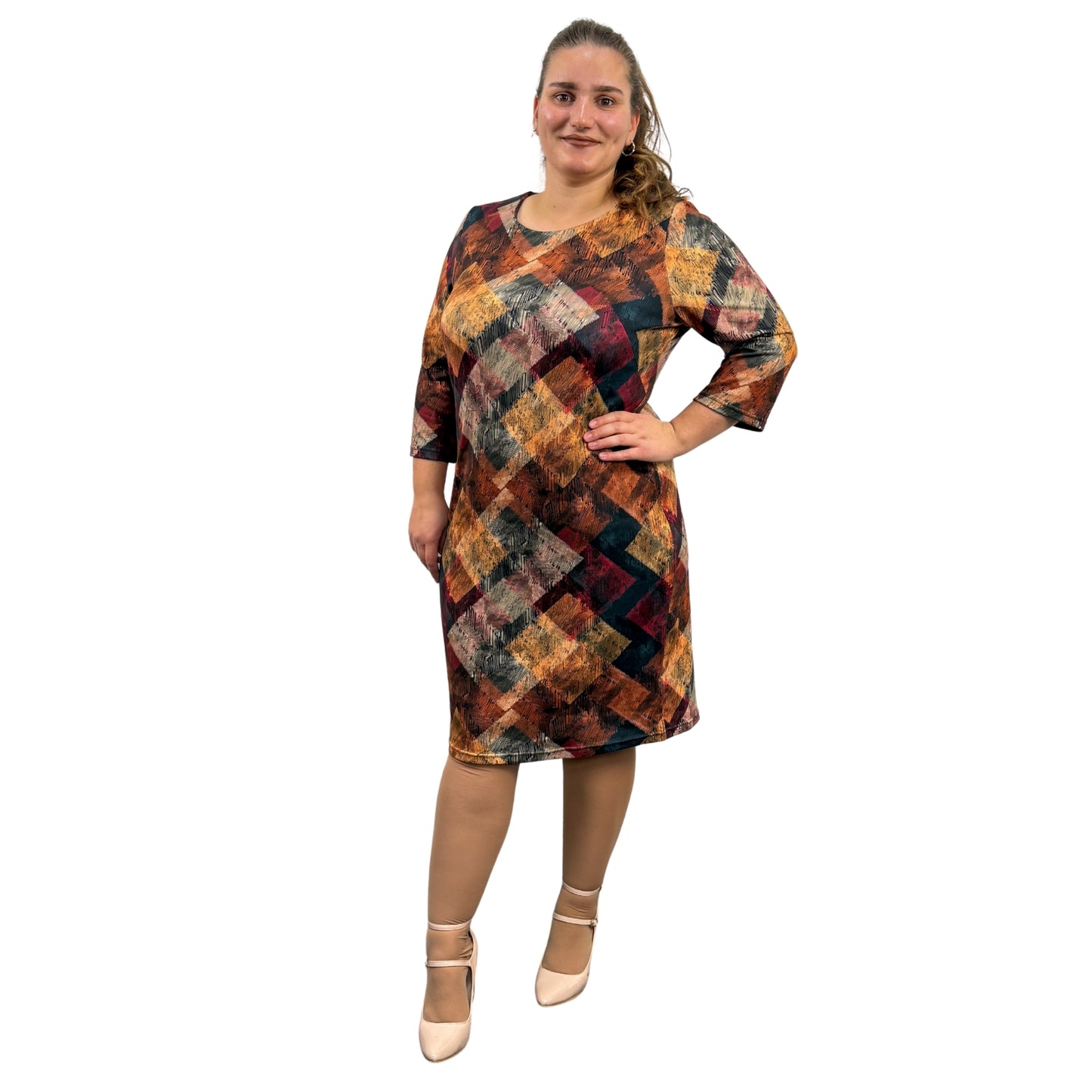 Rochie de zi culori pastel - k1