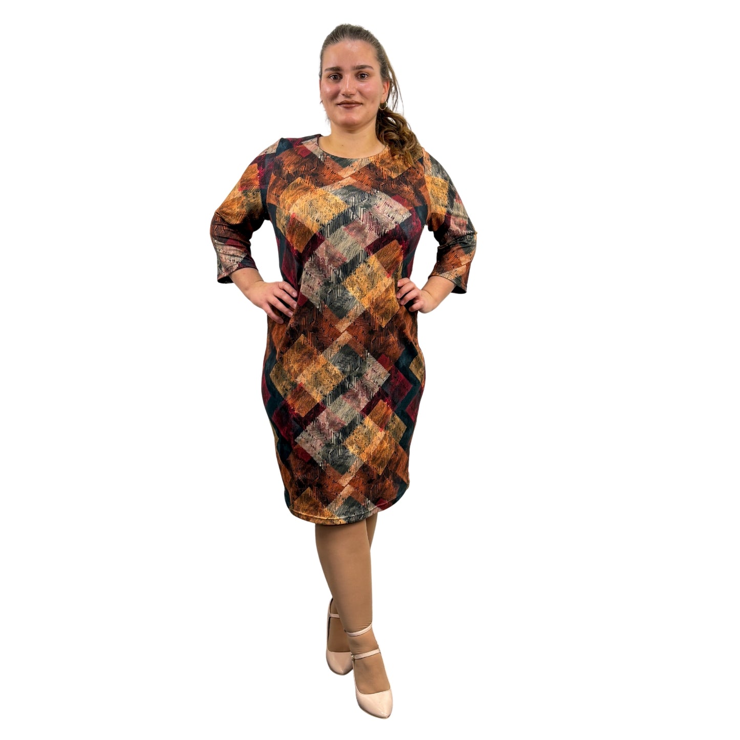Rochie de zi culori pastel - k1