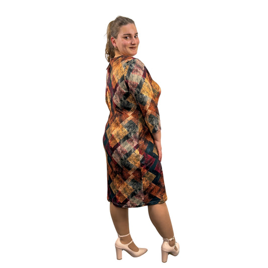Rochie de zi culori pastel - k1