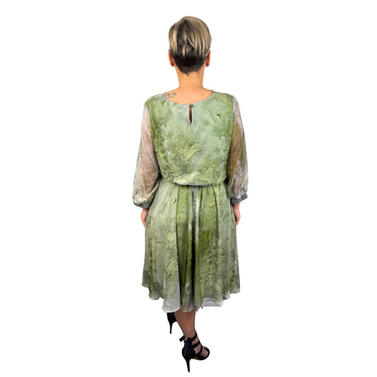 Rochie verde deschis de voal -k1