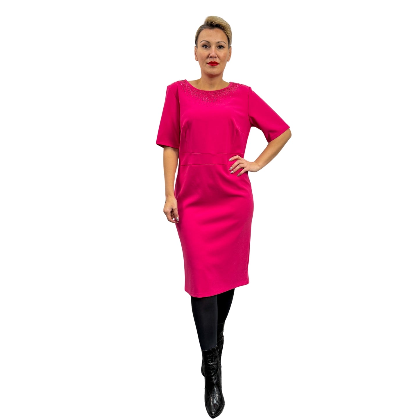 Rochie roz barbie - k1