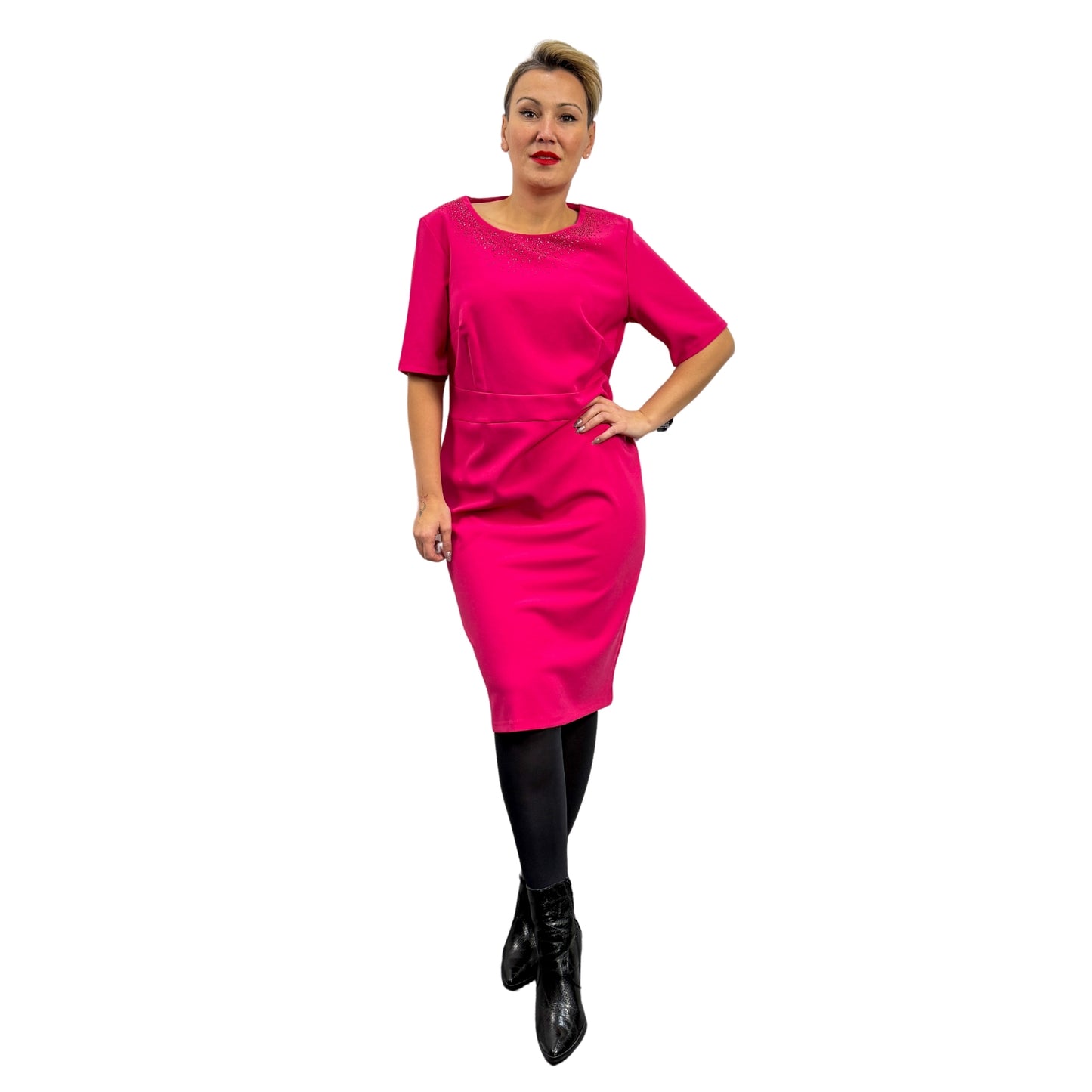 Rochie roz barbie - k1